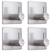 4pcs Stainless Steel Wall Hooks – Heavy-Duty 304 Steel Hooks for Jackets, Robes, and Bathroom Organization