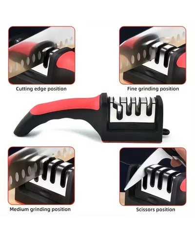 EdgePro 3-in-1 Knife Sharpener – Stainless Steel Kitchen Tool