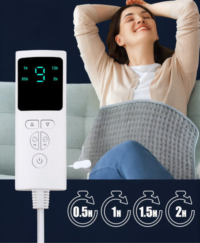 CozyTherm Electric Heating Pad 60x30CM – Washable Winter Warmer for Bed, Office, Feet & Hands | 110V/220V