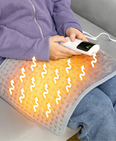 CozyTherm Electric Heating Pad 60x30CM – Washable Winter Warmer for Bed, Office, Feet & Hands | 110V/220V