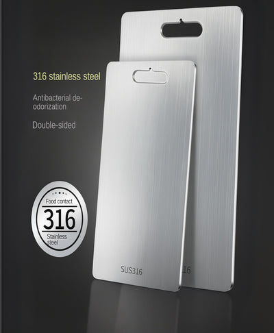 SteelPro 316 Double-Sided Stainless Steel Cutting & Dough Board