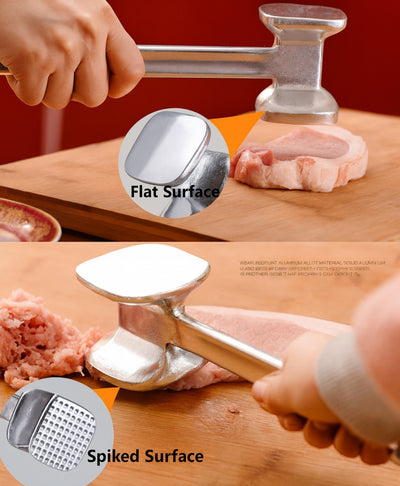 TenderPro Zinc Alloy Meat Hammer – Heavy-Duty Tenderizer for Steak, Chicken & Pork