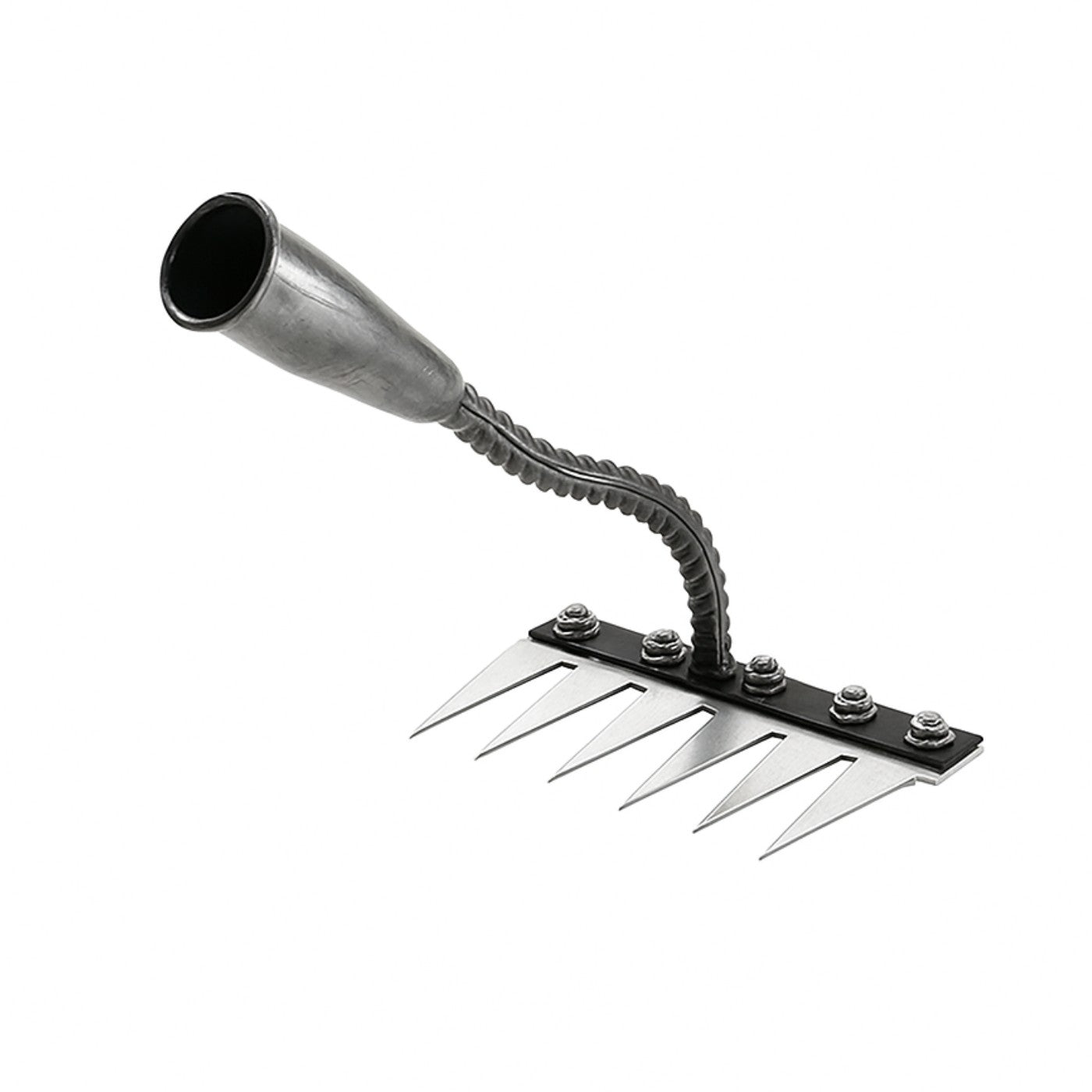 Carbon Steel Garden Hand Rake 5–8 Teeth – Heavy Duty Weeding & Soil Loosening Tool for Farm and Garden
