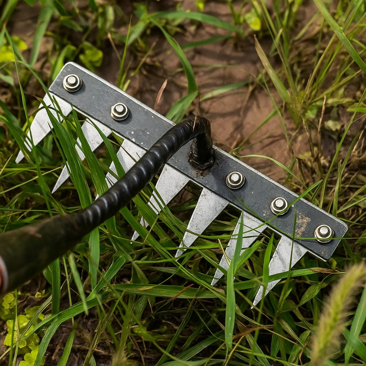 Carbon Steel Garden Hand Rake 5–8 Teeth – Heavy Duty Weeding & Soil Loosening Tool for Farm and Garden