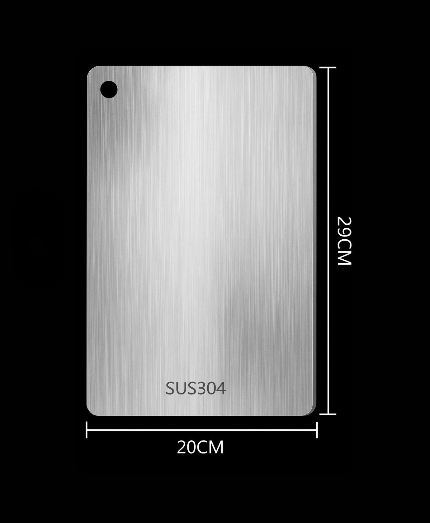 SteelPro 316 Double-Sided Stainless Steel Cutting & Dough Board