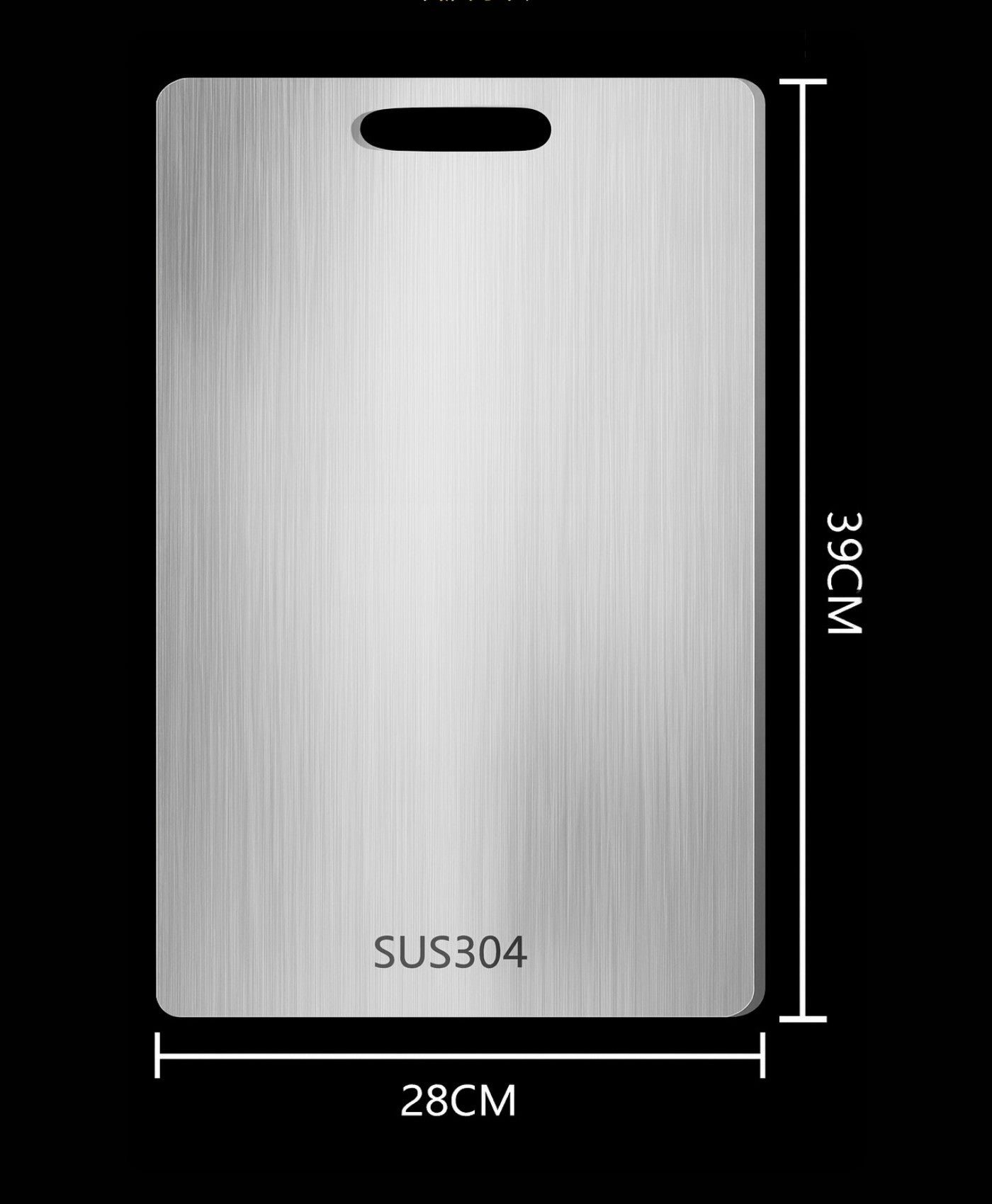SteelPro 316 Double-Sided Stainless Steel Cutting & Dough Board