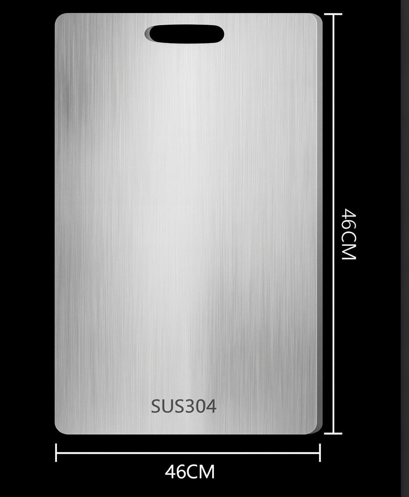 SteelPro 316 Double-Sided Stainless Steel Cutting & Dough Board
