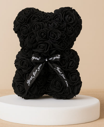 RoseCuddle Eternal Flower Teddy Bear – Luxury Artificial Rose Gift