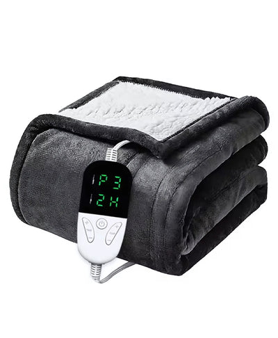 CozyHeat Electric Heated Blanket | Flannel Double Layer Throw