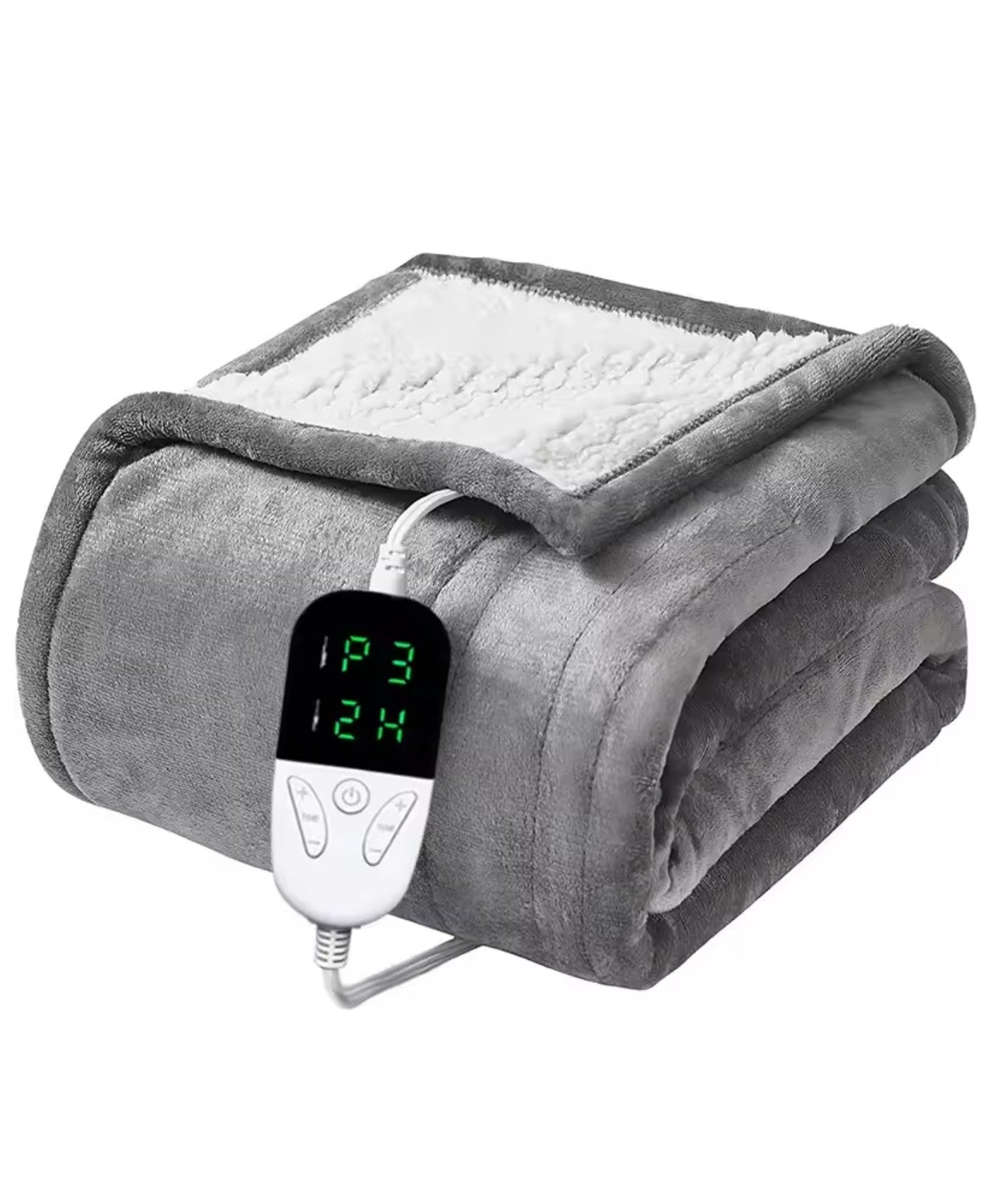 CozyHeat Electric Heated Blanket | Flannel Double Layer Throw