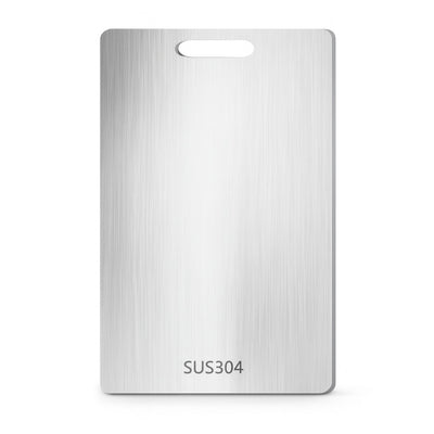 316 Double-Sided Stainless Steel Cutting & Dough Board