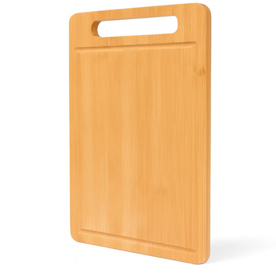 Natural Bamboo Cutting Board – Double-Sided Kitchen Chopping & Serving Board for Vegetables, Fruits & Meat