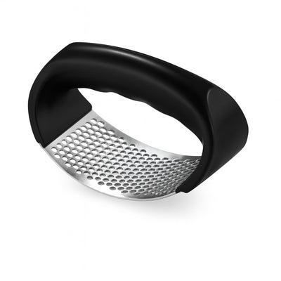 Stainless Steel Garlic Press & Ginger Crusher – Manual Rocker Kitchen Gadget