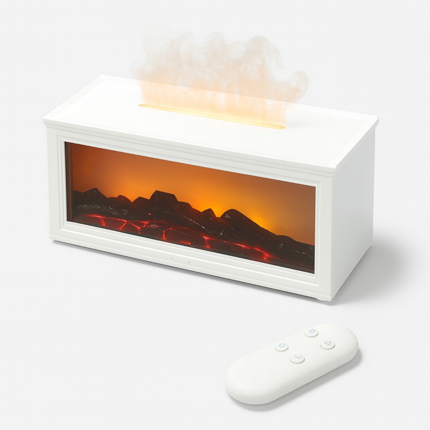 Retro Mini Flame Humidifier – Aromatherapy Diffuser for Home & Office