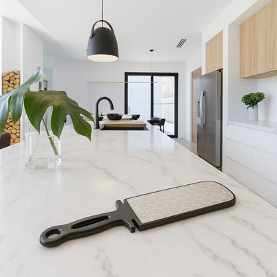 5-in-1 Knife Sharpener – Diamond & Ceramic, Double-Sided 400/1000