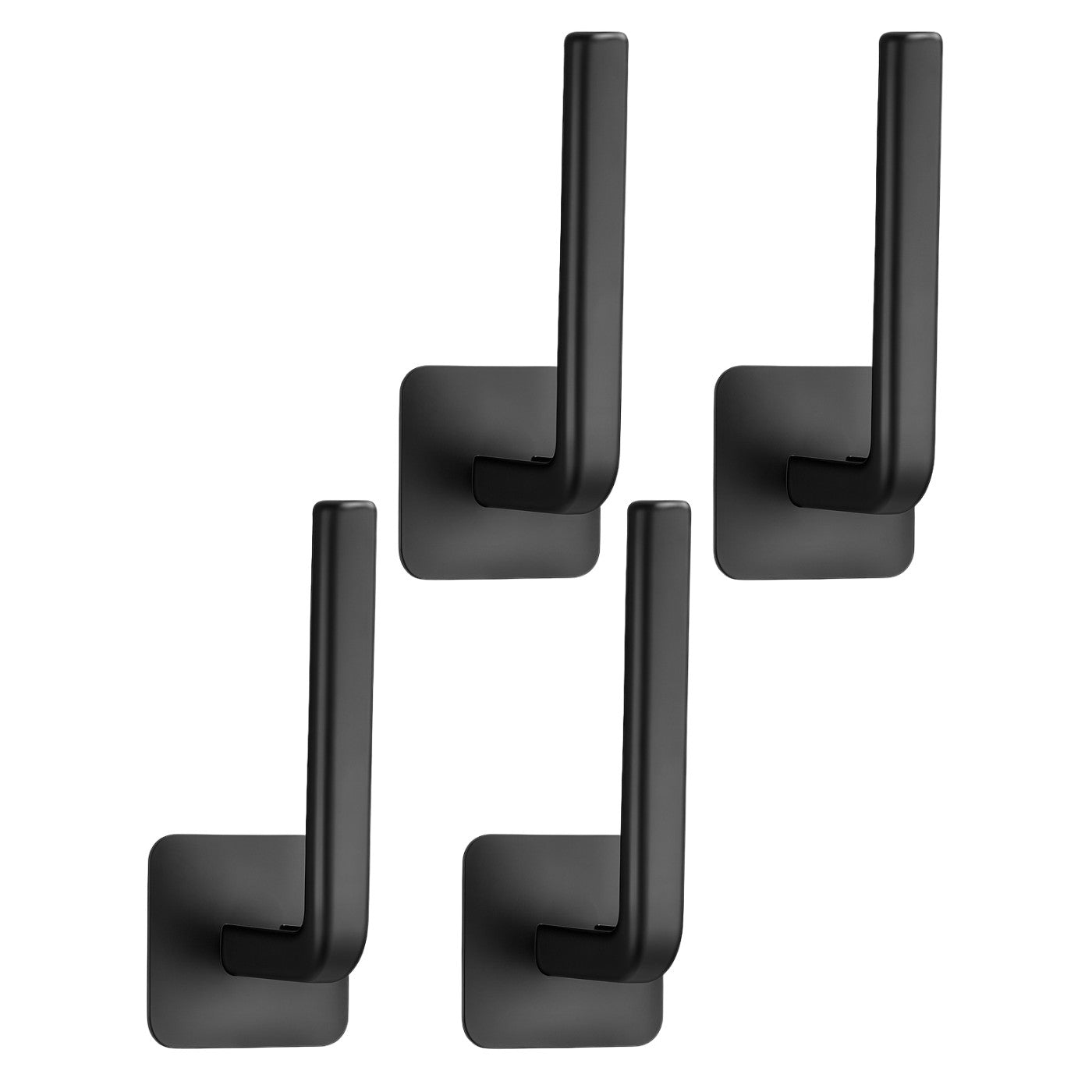 4pcs Adhesive Wall-Mounted Hooks – Wall-Mounted Hat Rack and Organizer for Door or Closet Storage