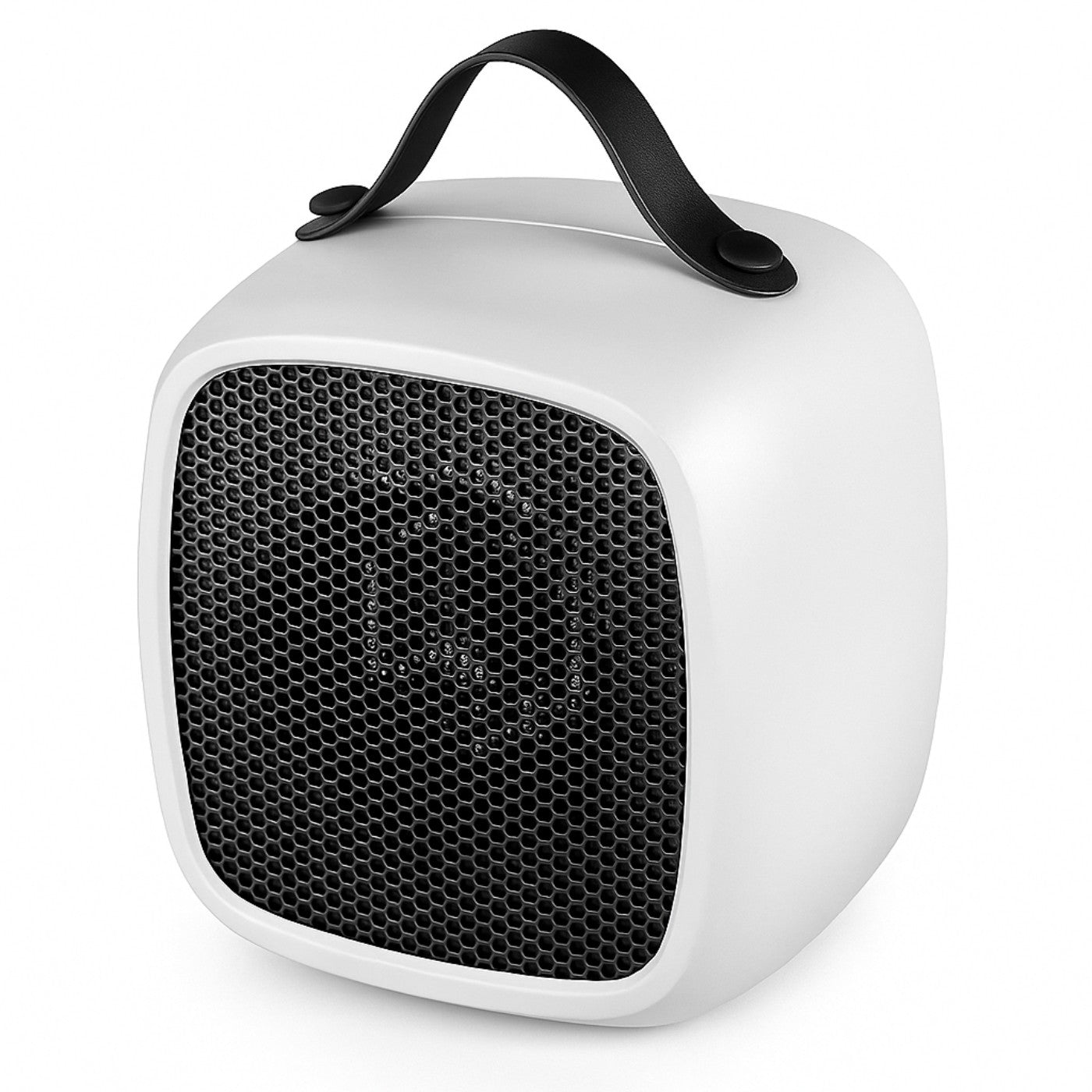 500W Portable Mini Heater PTC Ceramic – Quiet Desktop Electric Warmer Fan with US Plug for Home or Office