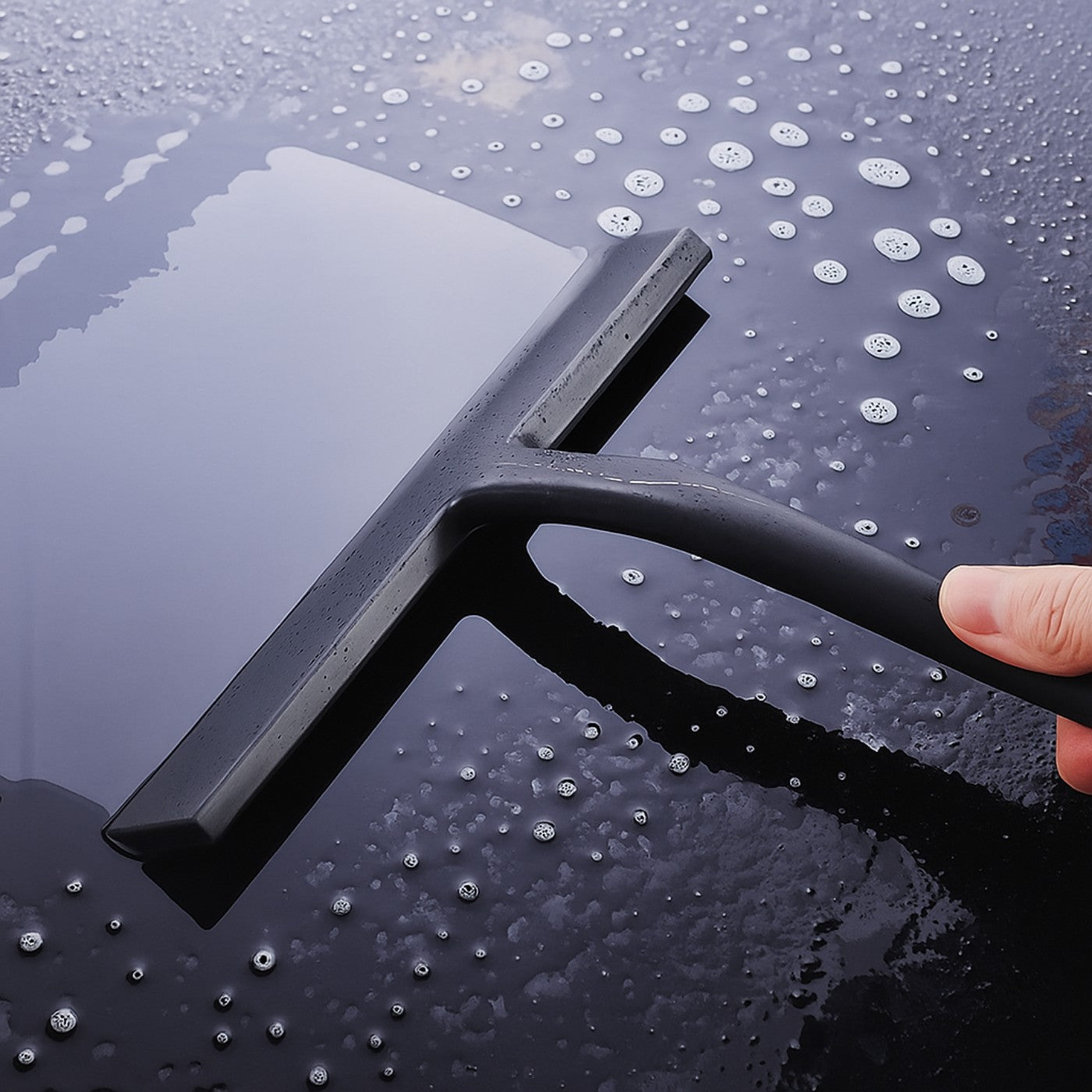 Shower Squeegee Glass Wiper – Bathroom Window and Mirror Scraper for Shower Stall Cleaning