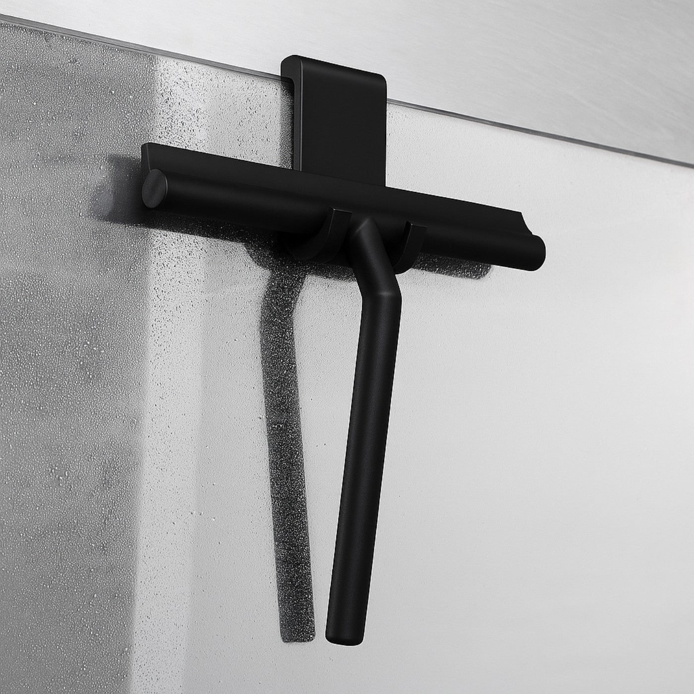 Shower Squeegee Glass Wiper – Bathroom Window and Mirror Scraper for Shower Stall Cleaning