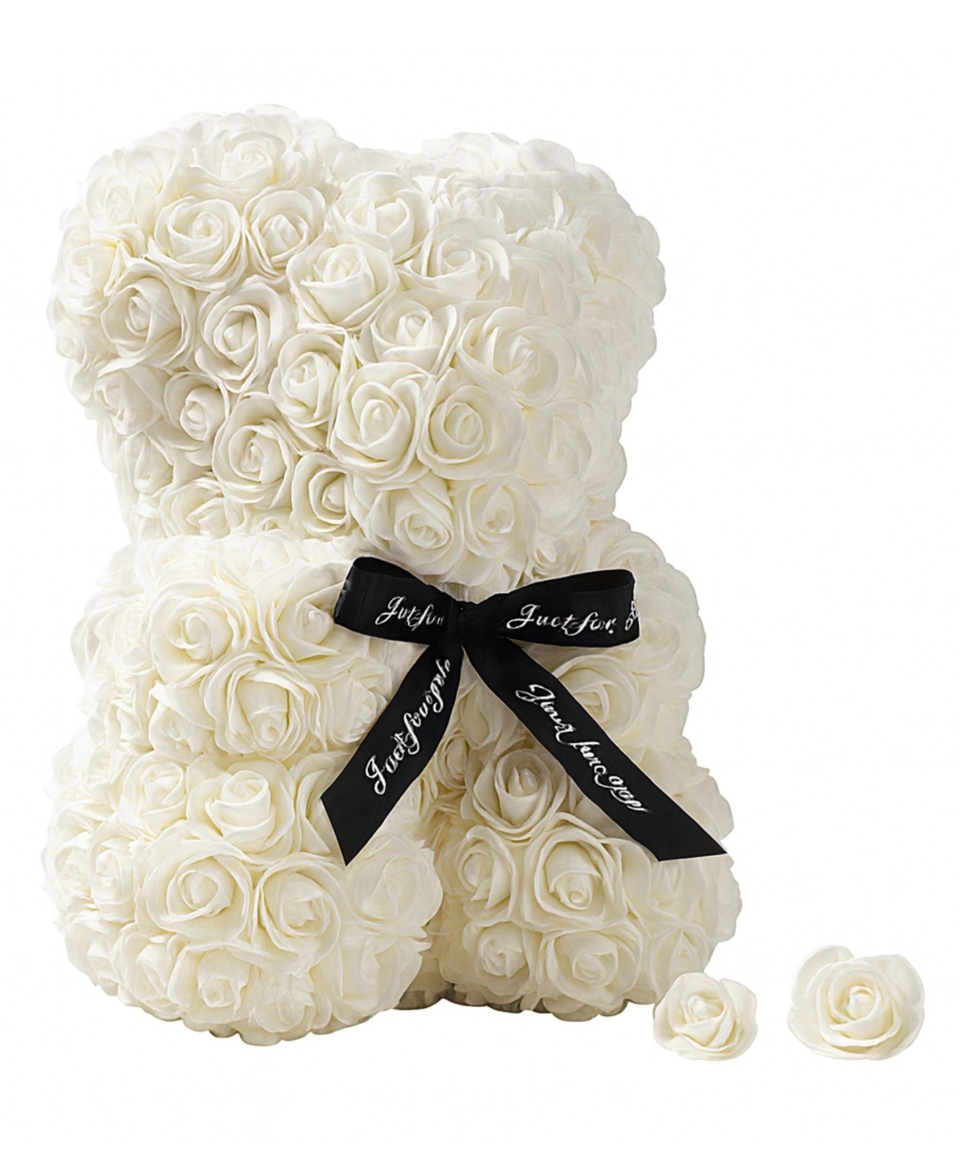 RoseCuddle Eternal Flower Teddy Bear – Luxury Artificial Rose Gift